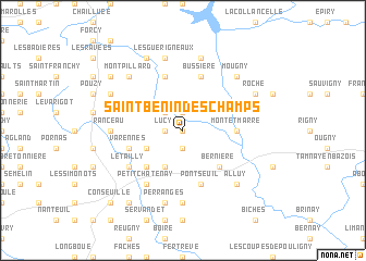 map of Saint-Bénin-des-Champs