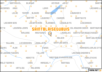 map of Saint-Blaise-du-Buis