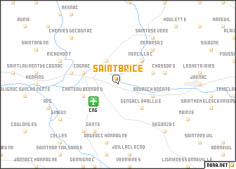 map of Saint-Brice