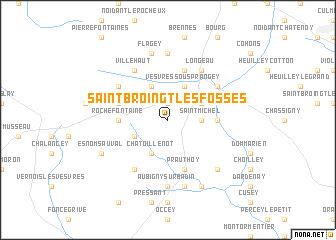 map of Saint-Broingt-les-Fosses