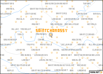 map of Saint-Chamassy