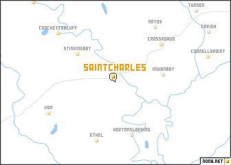 map of Saint Charles