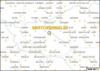 map of Saint-Cirq-Madelon