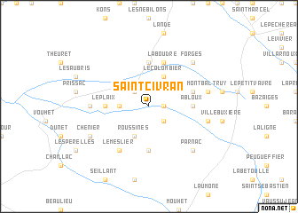 map of Saint-Civran