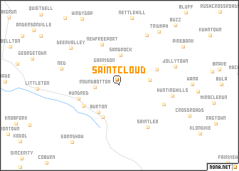 map of Saint Cloud