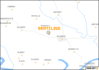 map of Saint Cloud