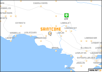 map of Saint-Côme