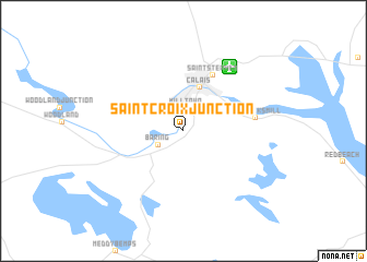 map of Saint Croix Junction