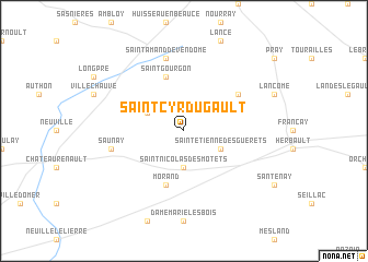 map of Saint-Cyr-du-Gault