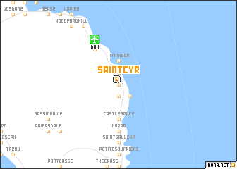 map of Saint Cyr