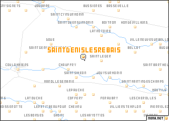 map of Saint-Denis-lès-Rebais