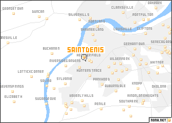 map of Saint Denis