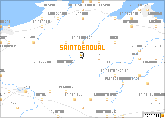 map of Saint-Denoual