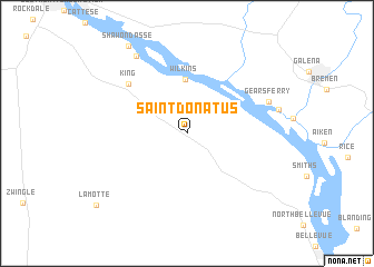 map of Saint Donatus