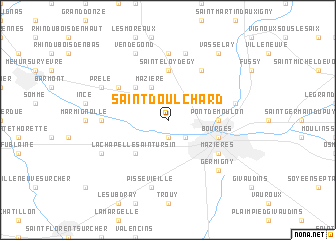 map of Saint-Doulchard