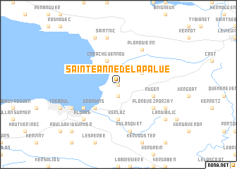 map of Sainte-Anne de la Palue
