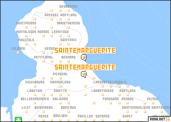 map of Sainte-Marguerite