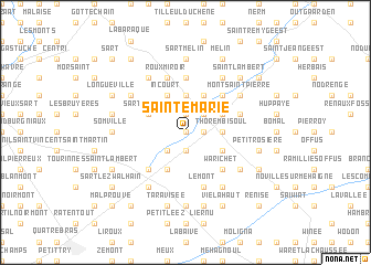 map of Sainte-Marie