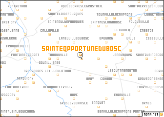 map of Sainte-Opportune-du-Bosc