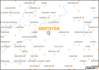 map of Sainte-Trie