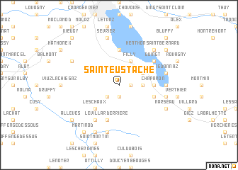 map of Saint-Eustache