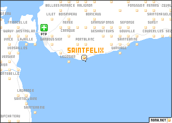 map of Saint-Félix