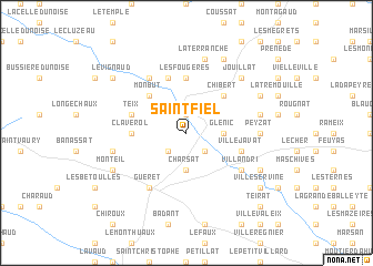 map of Saint-Fiel