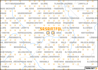 map of Saint-Fol