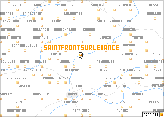map of Saint-Front-sur-Lémance