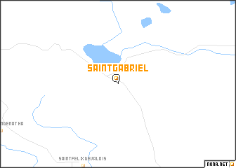 map of Saint-Gabriel