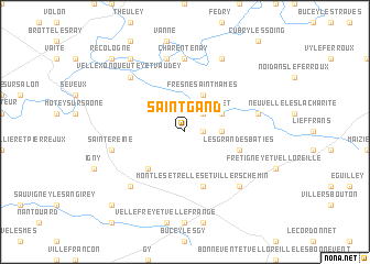 map of Saint-Gand