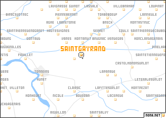 map of Saint-Gayrand