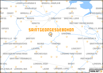 map of Saint-Georges-de-Bohon