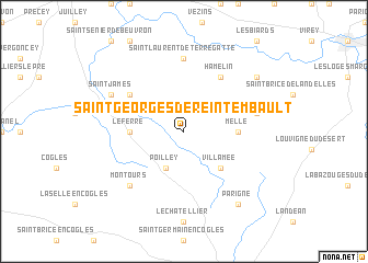 map of Saint-Georges-de-Reintembault