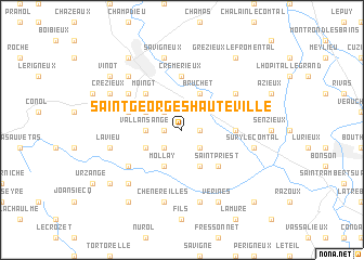 map of Saint-Georges-Haute-Ville