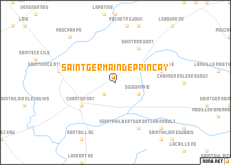 map of Saint-Germain-de-Prinçay