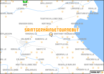 map of Saint-Germain-de-Tournebut