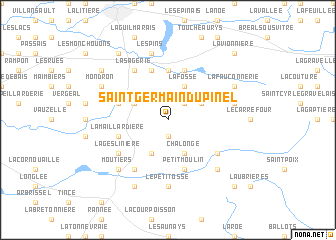map of Saint-Germain-du-Pinel
