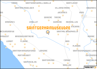 map of Saint-Germain-du-Seudre