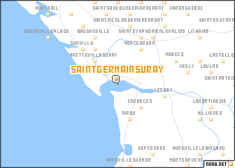 map of Saint-Germain-sur-Ay