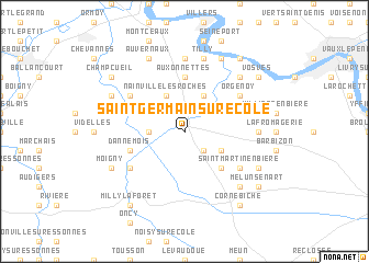 map of Saint-Germain-sur-École