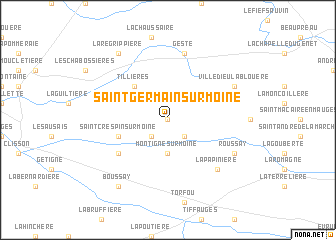 map of Saint-Germain-sur-Moine