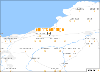 map of Saint Germains