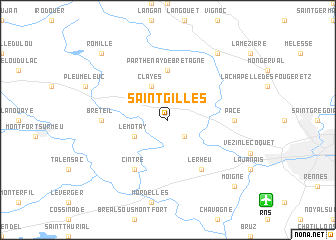 map of Saint-Gilles