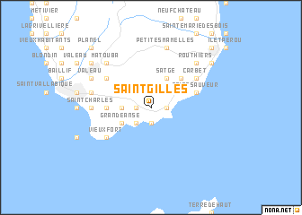 map of Saint-Gilles
