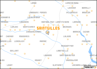 map of Saint-Gilles