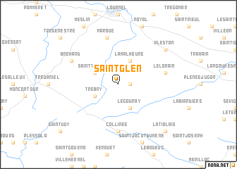 map of Saint-Glen
