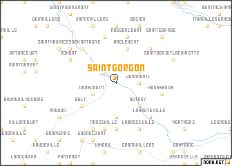 map of Saint-Gorgon