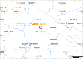 map of Saint-Gouéno