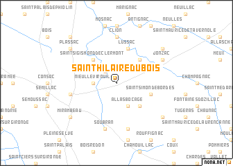 map of Saint-Hilaire-du-Bois